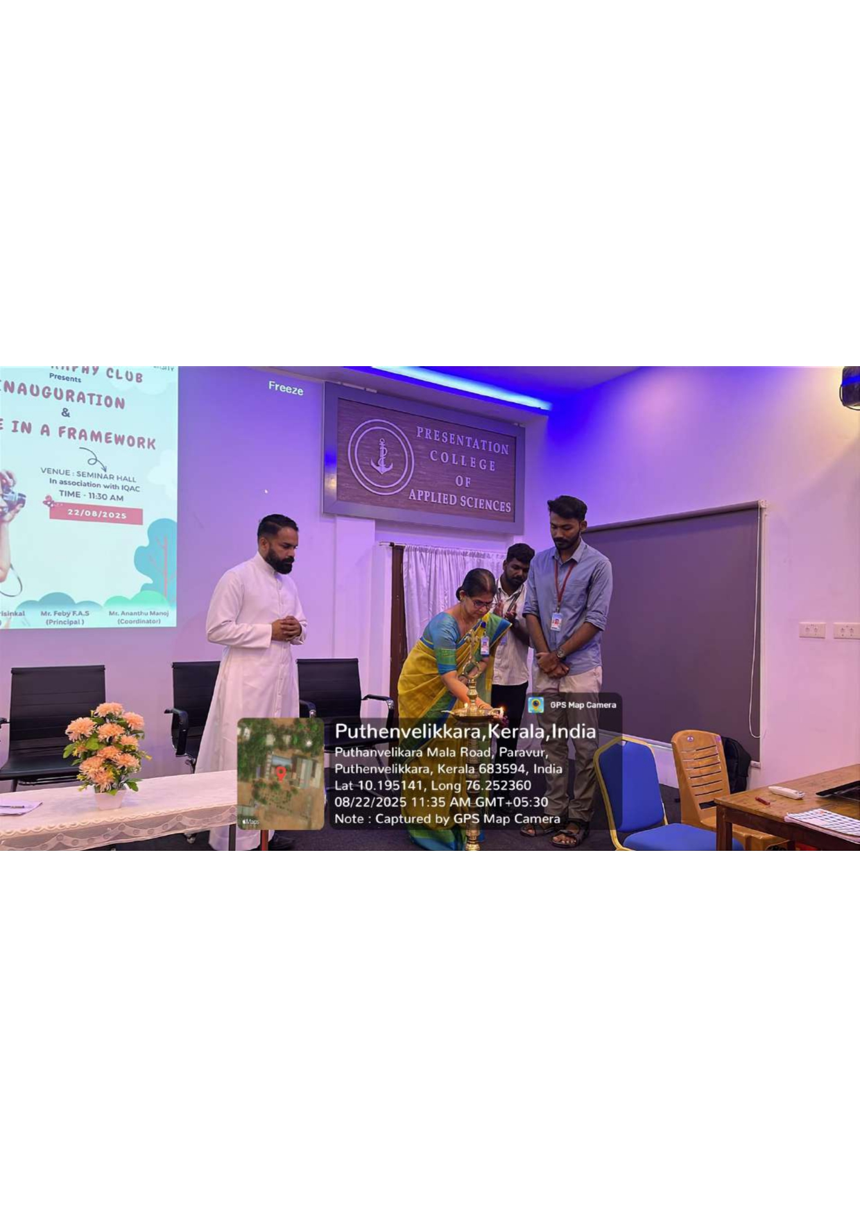 Snaps from Inauguration function