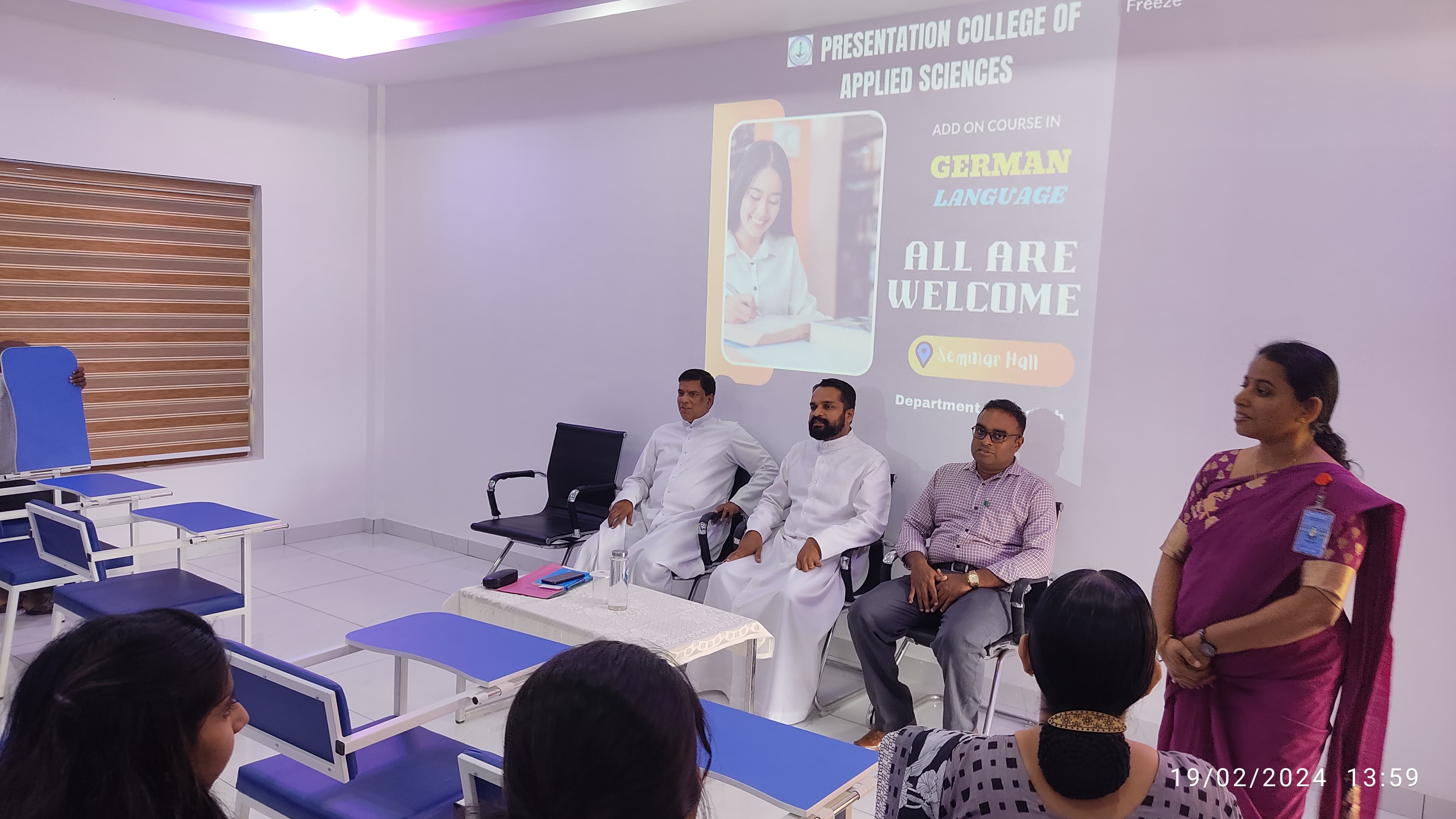 se on German Language organized by English Dept