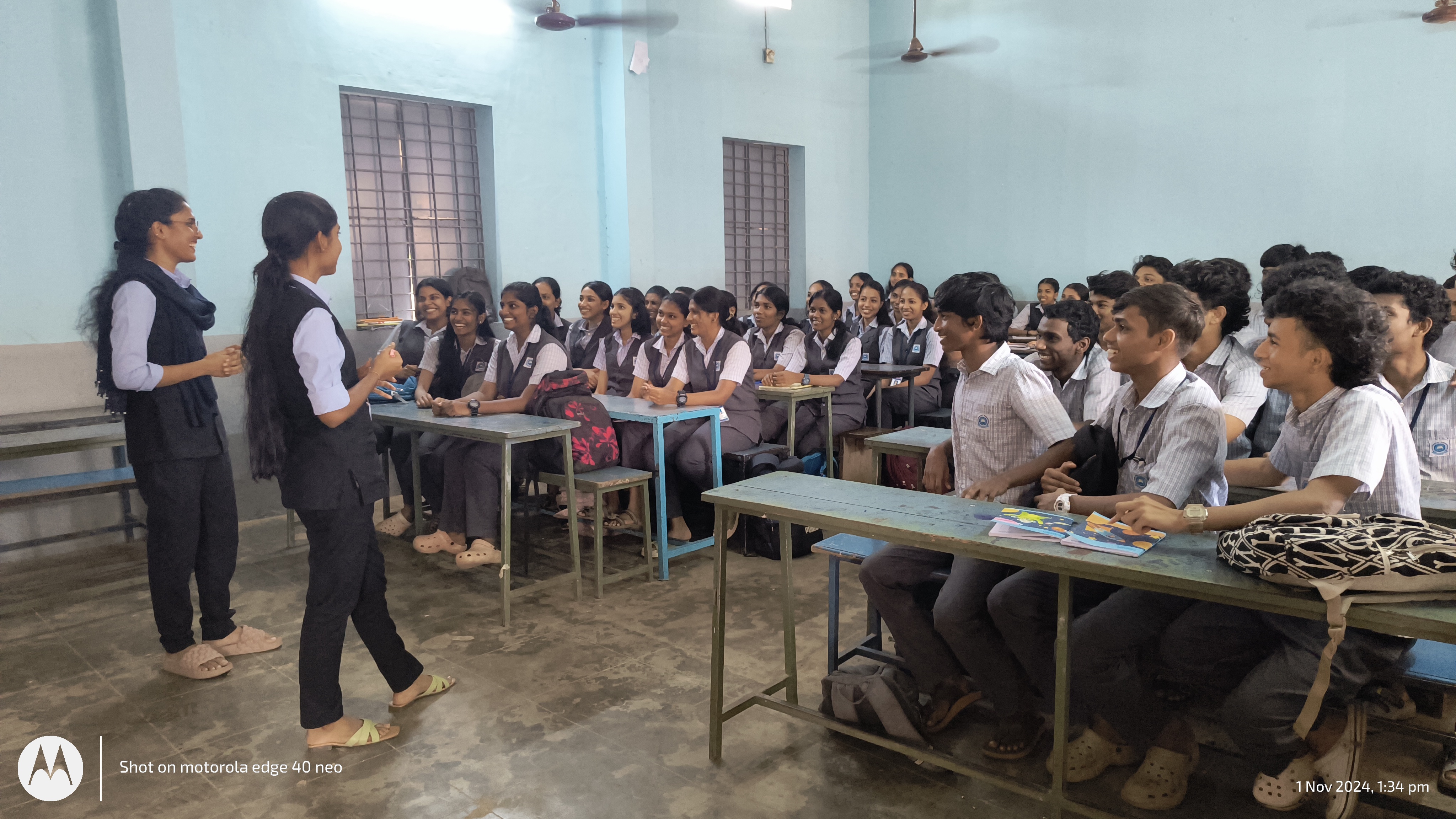 BioTechnology department conducted outreach programs in various schools
