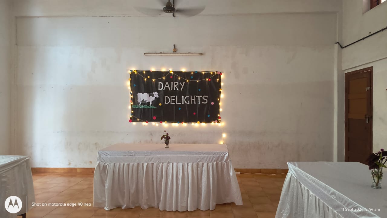 Diary Delights Ornanized by Biotechnology department in association with IQAC