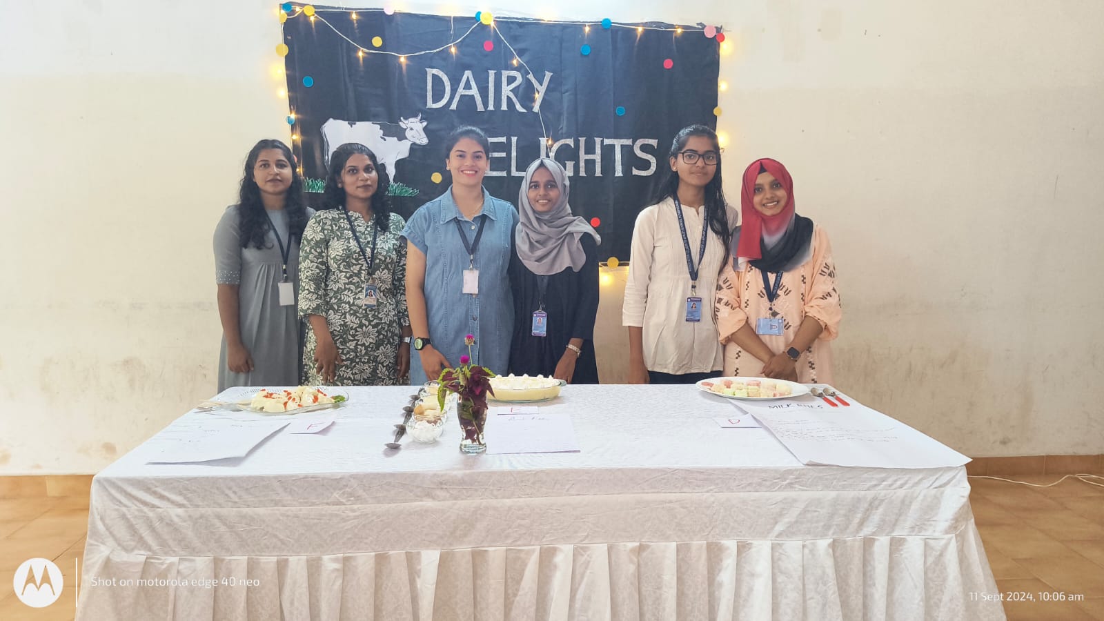 Diary Delights Ornanized by Biotechnology department in association with IQAC