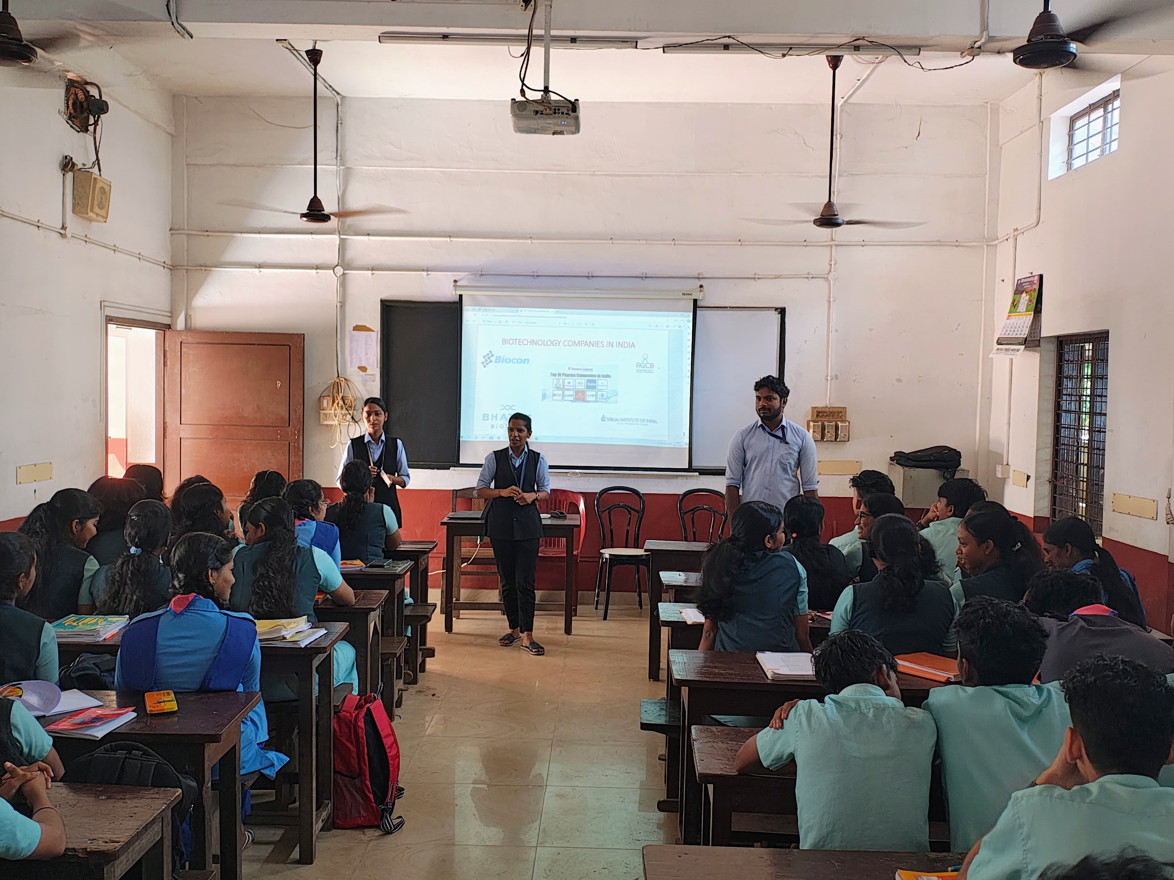 BioTechnology department conducted outreach programs in various schools