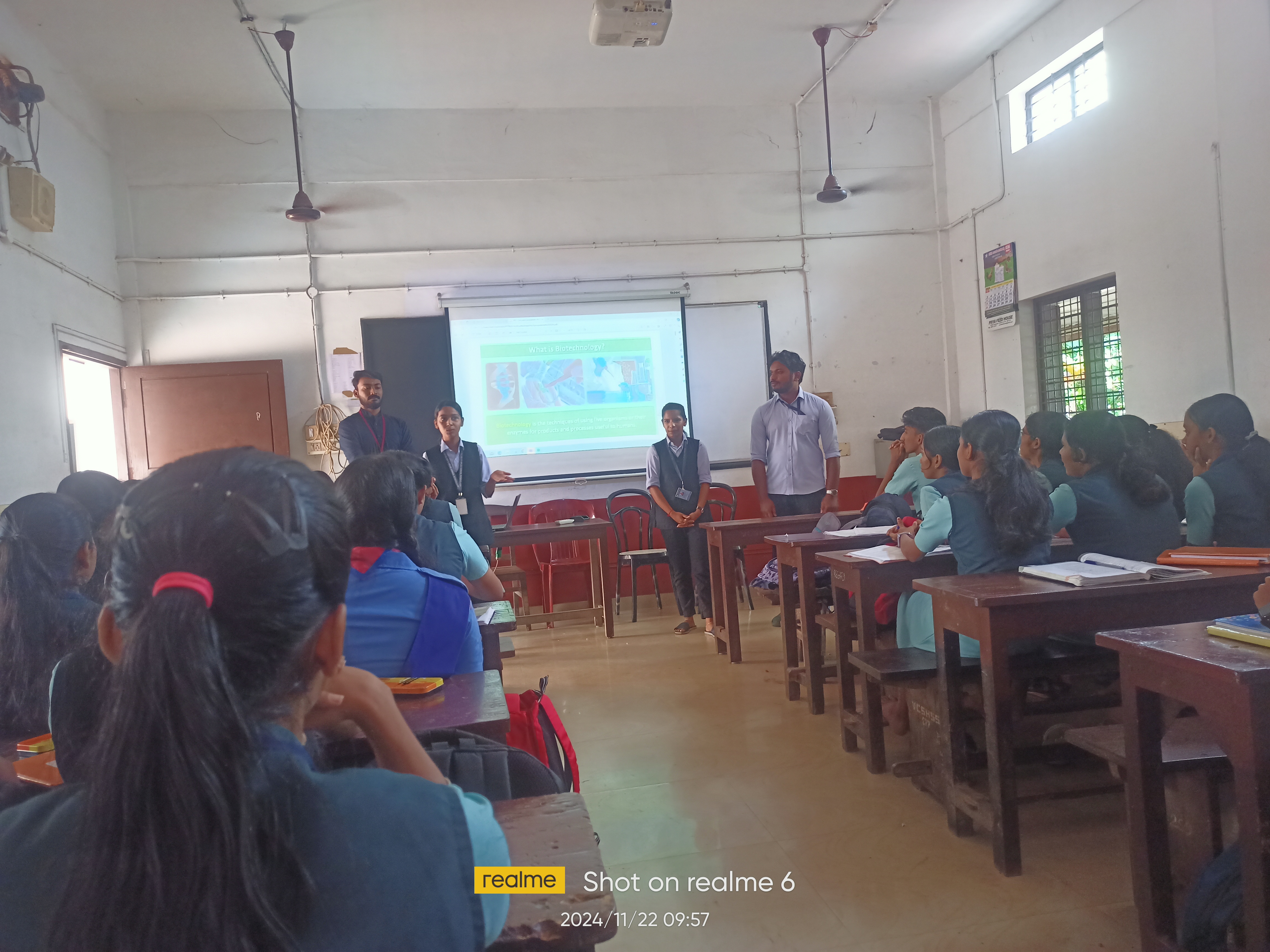 BioTechnology department conducted outreach programs in various schools