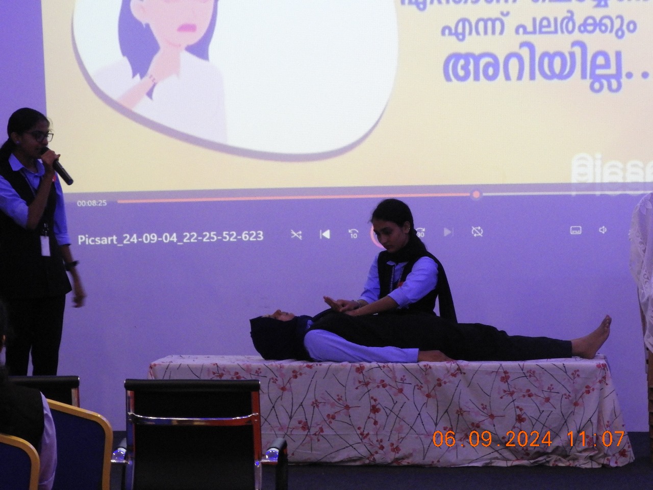 Seminar on First aid organized by Biochemistry department on 06.09.2024