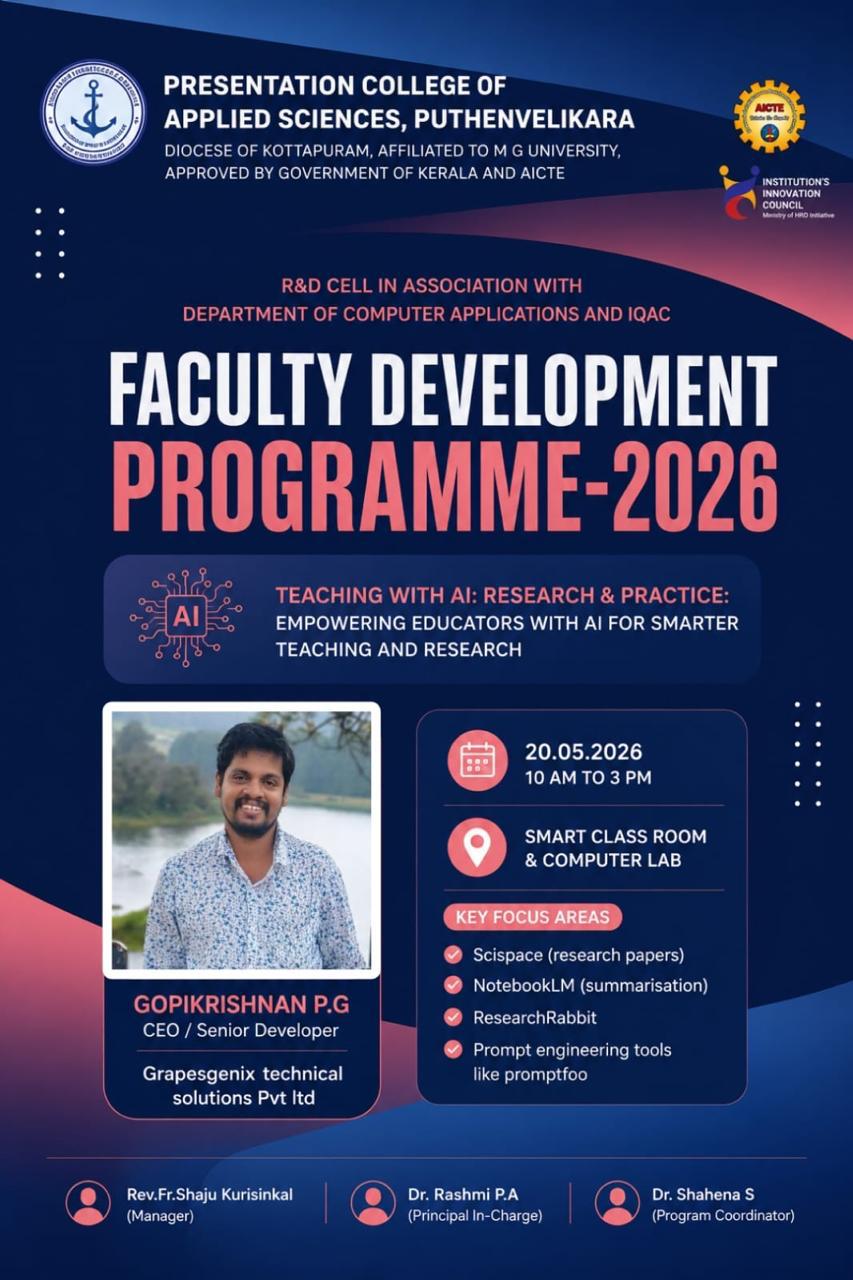 Faculty devolepment programe