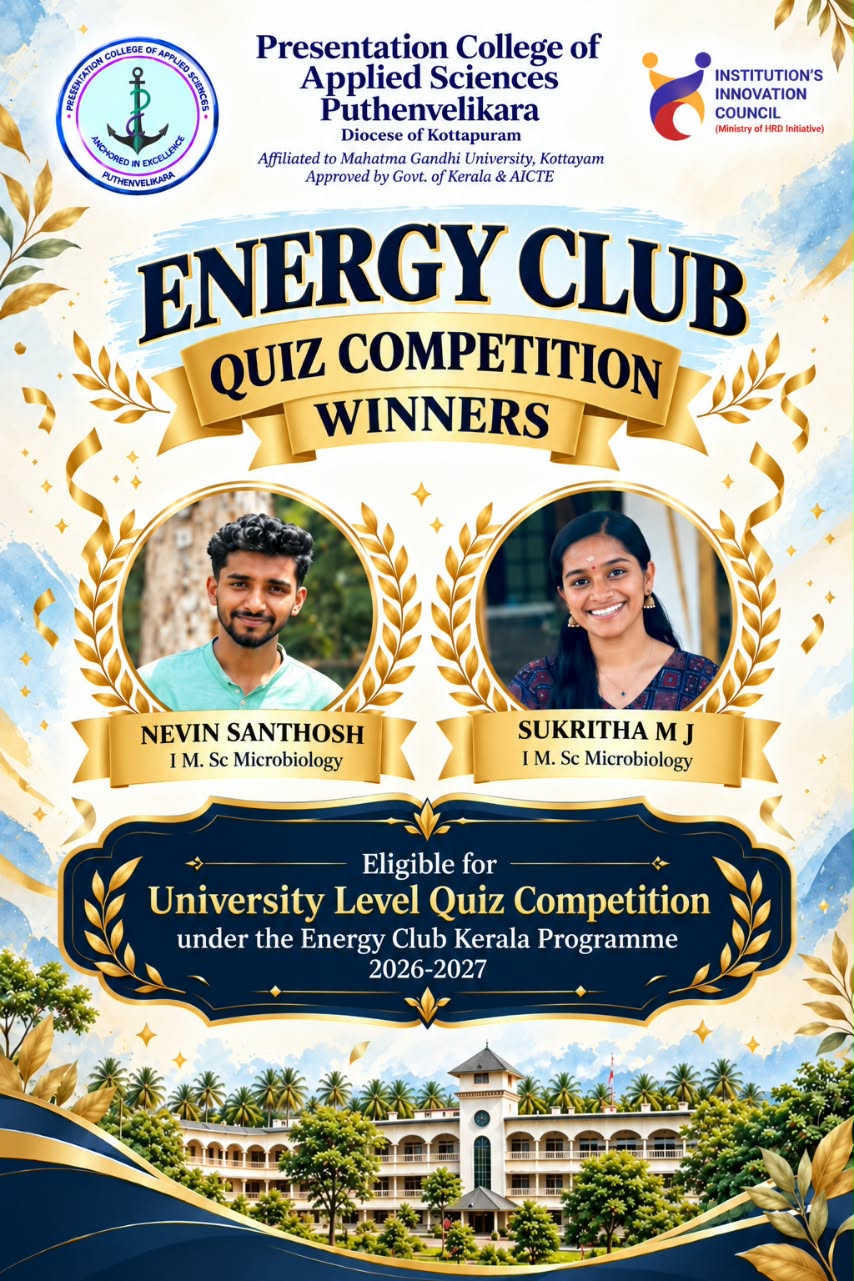 Energy Club Quiz Competition Winners