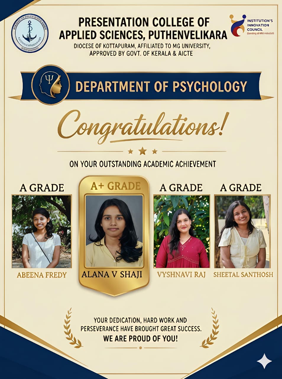DEPARTMENT OF PSYCHOLOGY