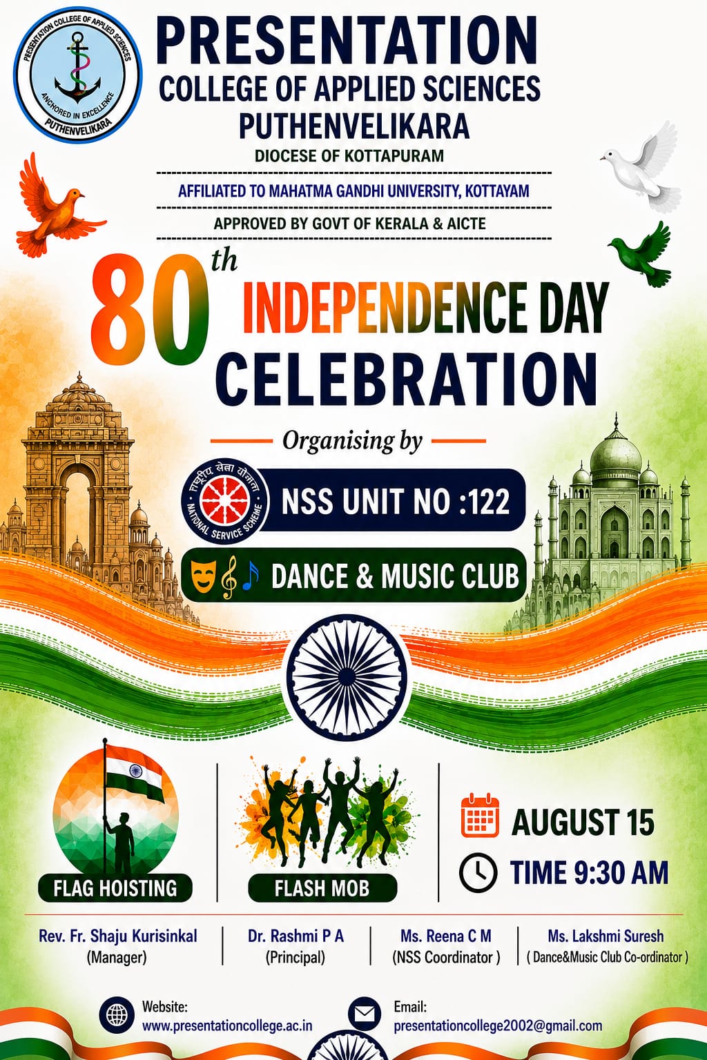 celebrating its 80th Independence Day