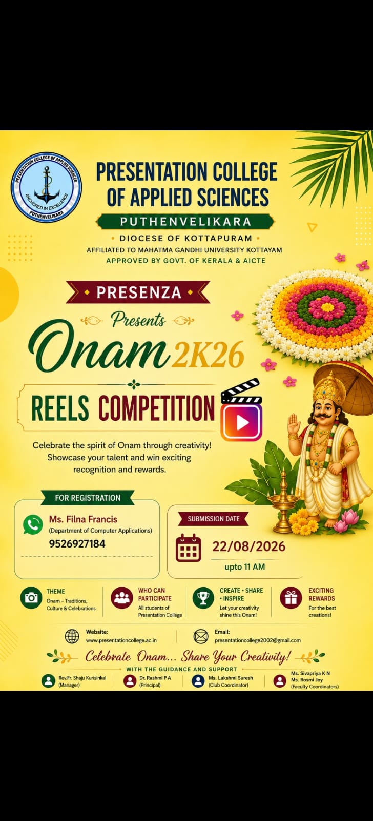 Onam Reels Competition