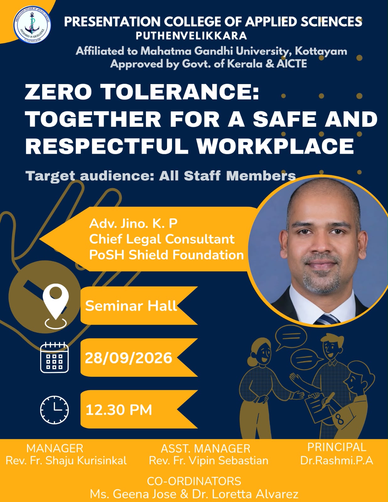 Zero Tolerance Together for a Safe and Respectful Workplace